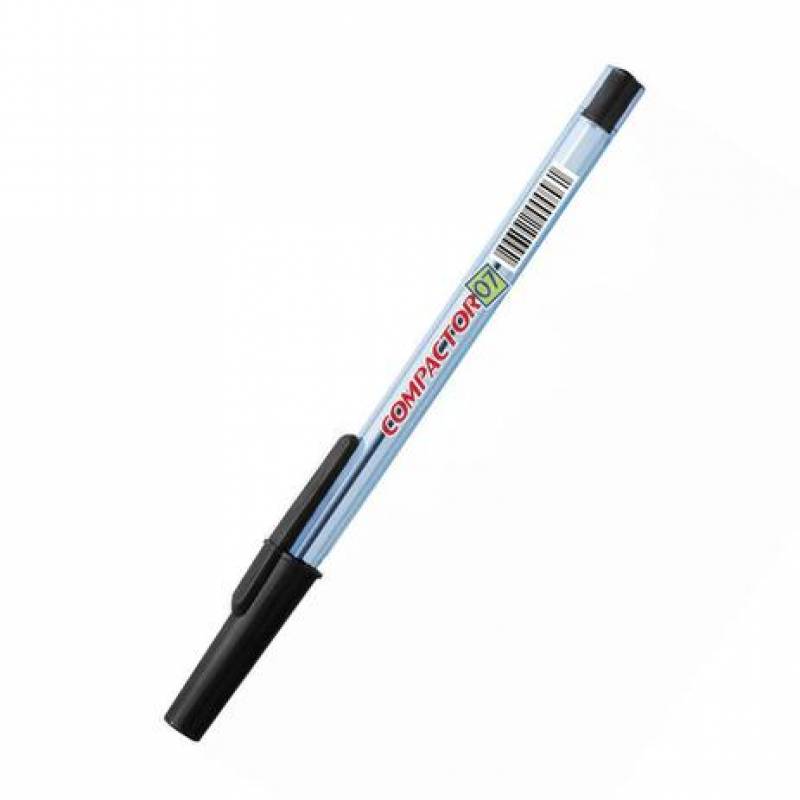 CANETA ESFEROGRÁFICA 0.7mm PRETA - COMPACTOR COMPACTOR