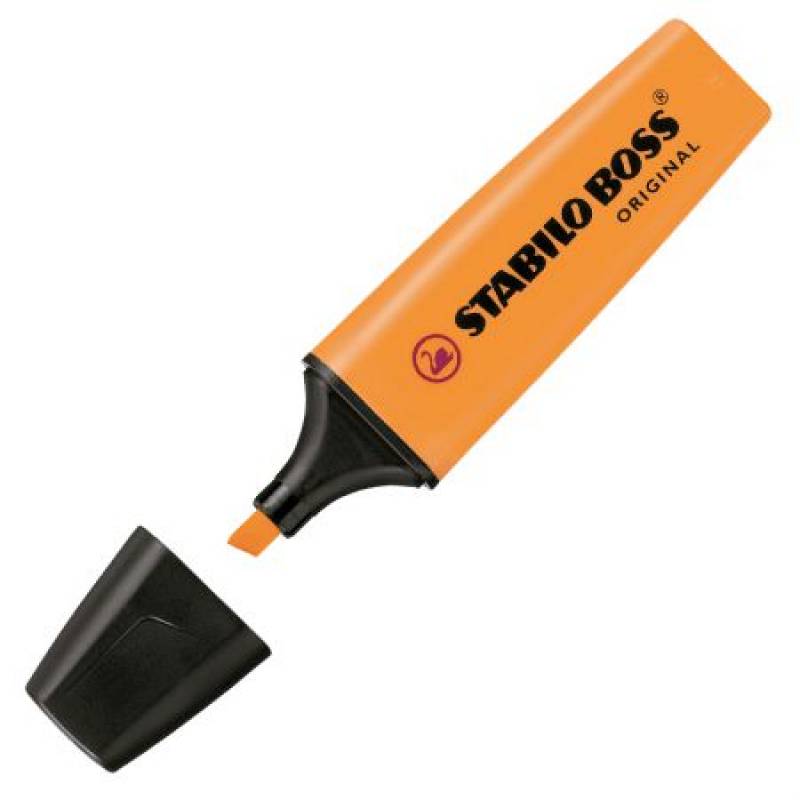 MARCA TEXTO LARANJA - STABILO BOSS STABILO