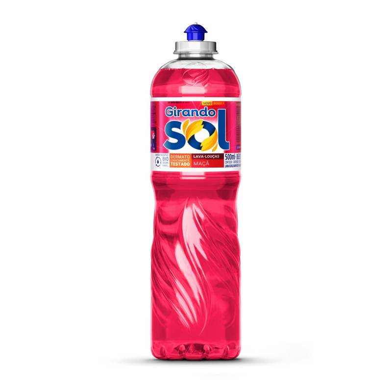Detergente de Louça 500ml de Maçã - Girando Sol GIRANDO SOL