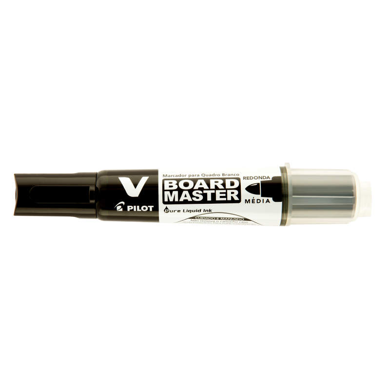 MARCADOR QUADRO BRANCO V-BOARD MASTER RECARREGÁVEL PRETO - PILOT PILOT