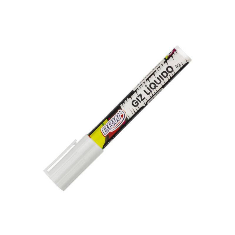 GIZ LÍQUIDO 6mm BRANCO 4gr. - BRW BRW