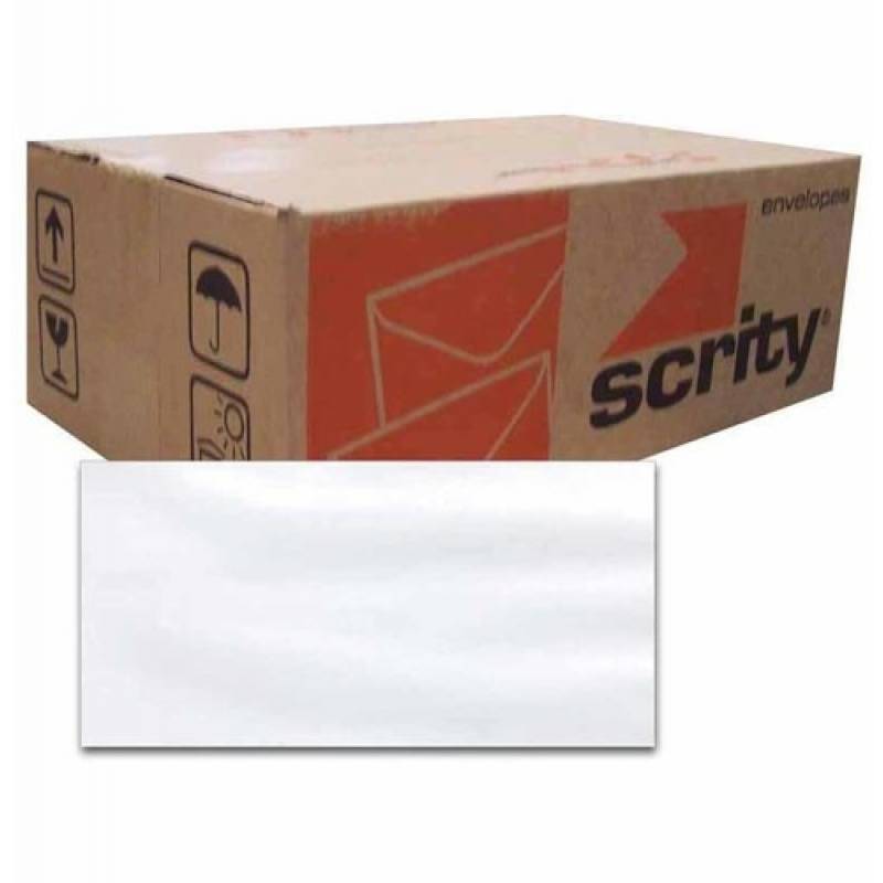 ENVELOPE OFICIO BRANCO 114x229mm S/ RPC C/ 1000 Unid. - SCRI SCRITY