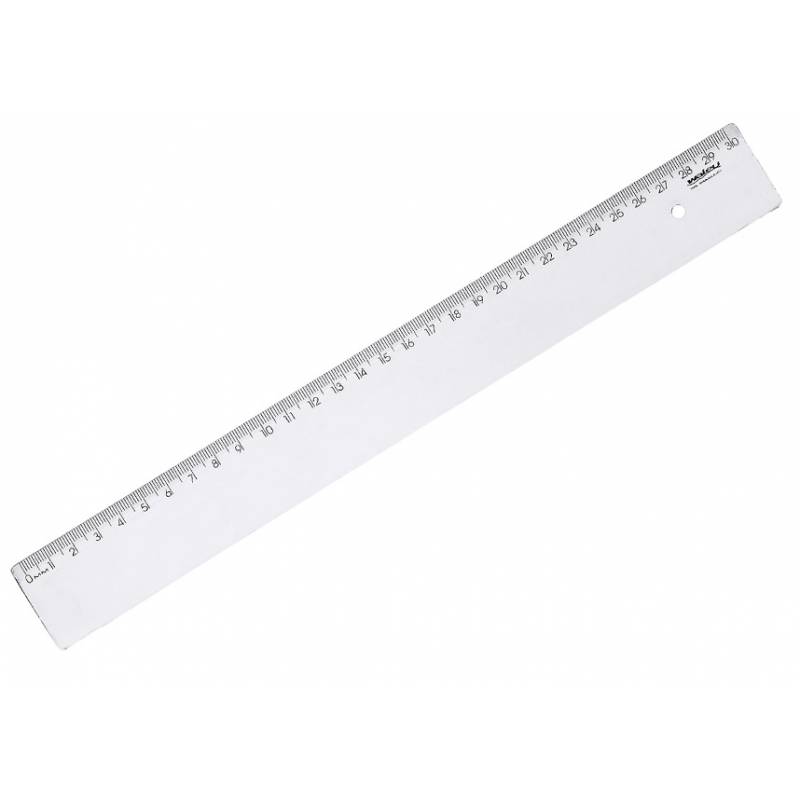 RÉGUA 30cm PLÁSTICA - WALEU WALEU