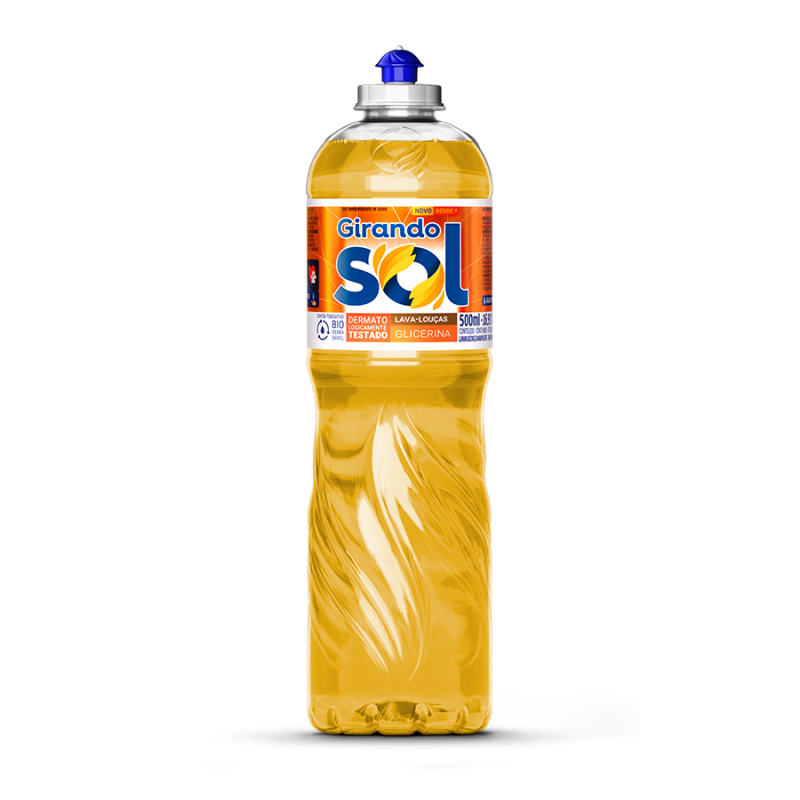 Detergente de Louça 500ml de Glicerina - Girando Sol GIRANDO SOL