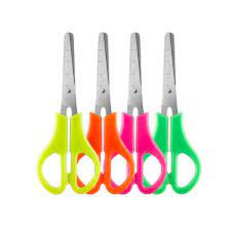 TESOURA 13cm ESCOLAR COLORIDA - BRW BRW