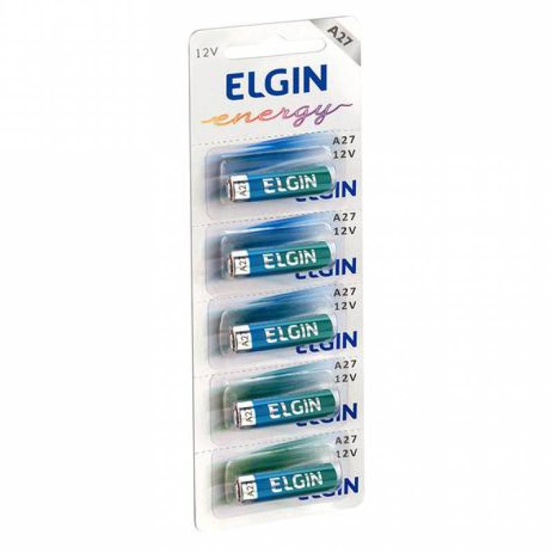 PILHA ALCALINA 12V A27 - ELGIN ELGIN