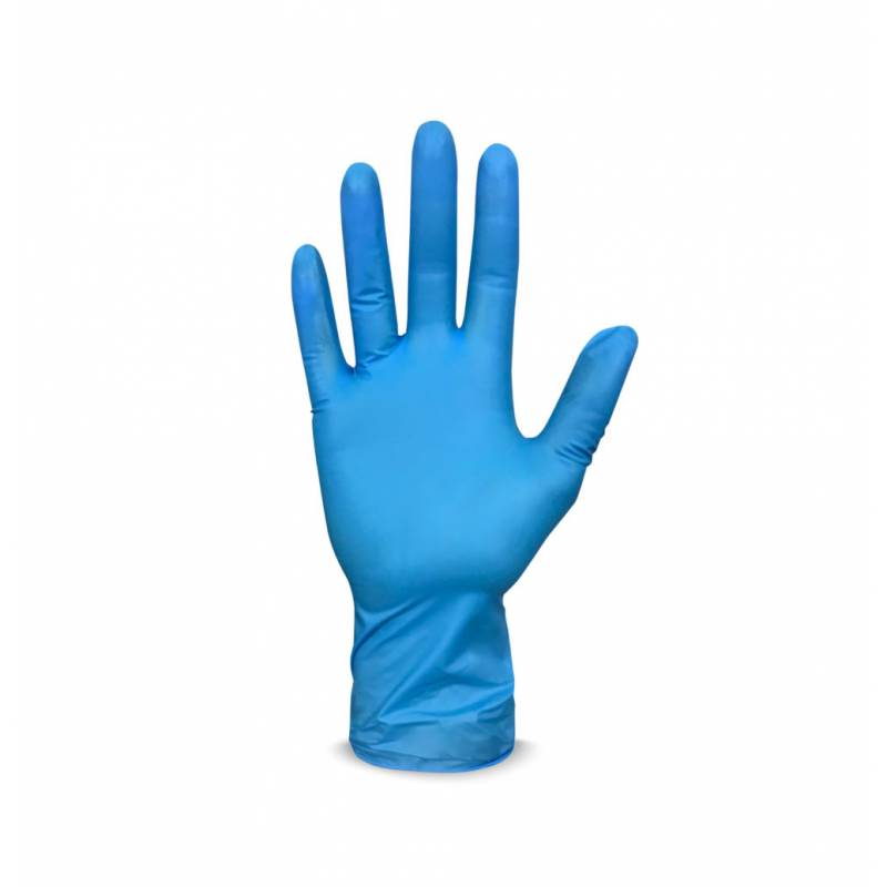 LUVA NITRÍLICA AZUL P CX. C/ 100 UNID. - VABENE VABENE