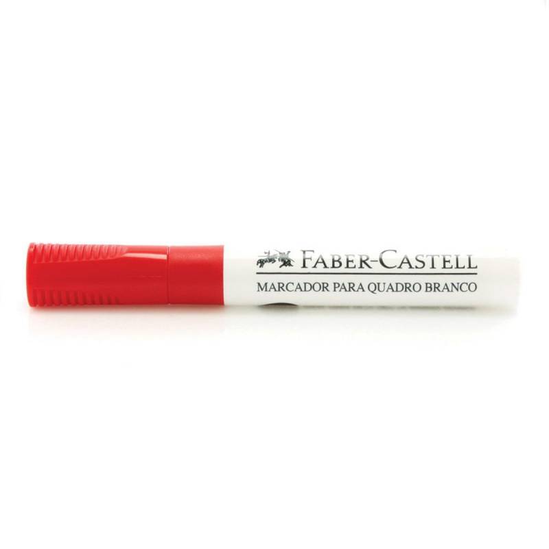 MARCADOR QUADRO BRANCO VERMELHO - FABER CASTELL FABER CASTELL