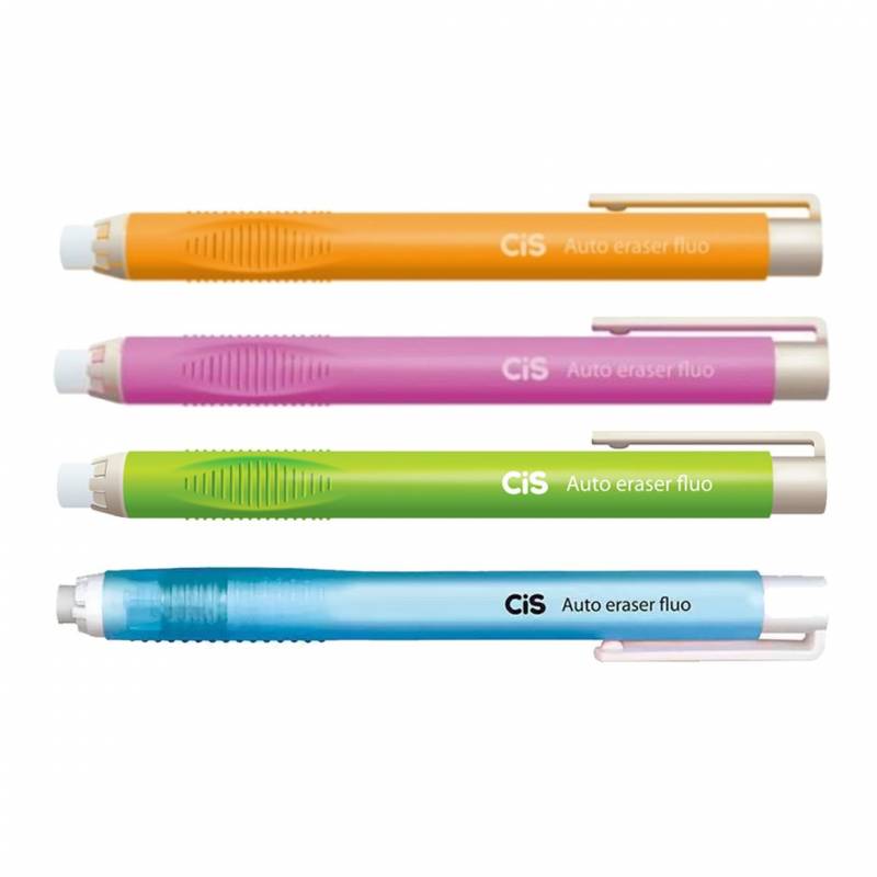 CANETA BORRACHA AUTO ERASER FLUO - CIS SERTIC CIS