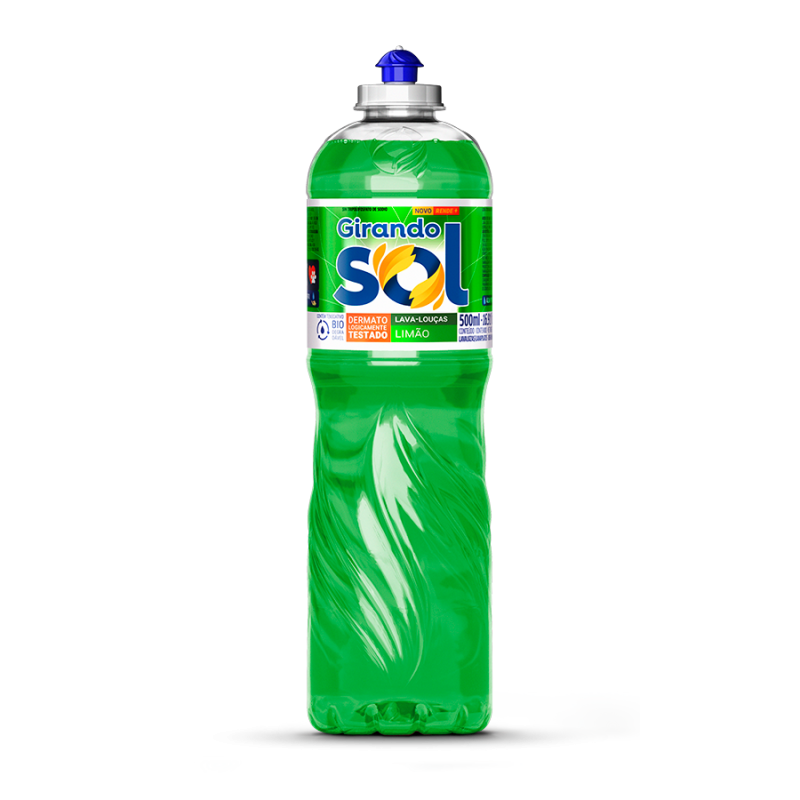Detergente de Louça 500ml de Limão - Girando Sol GIRANDO SOL