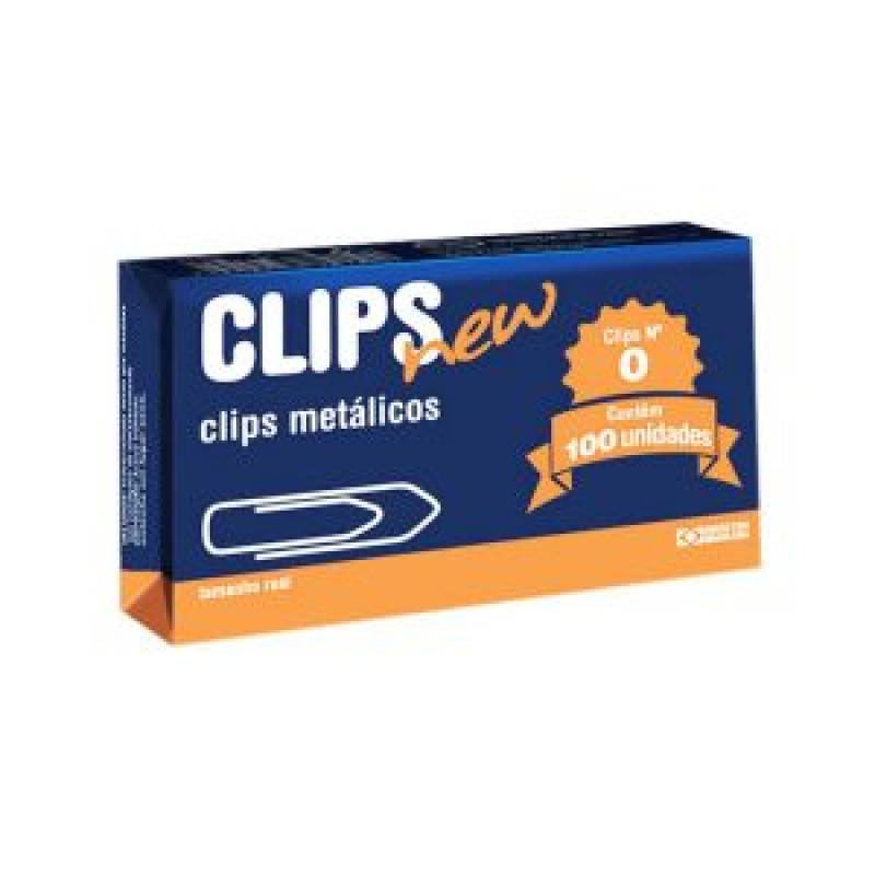 CLIPS 0/0 cx. c/ 100 Unid. - TOP  Clips New - Top
