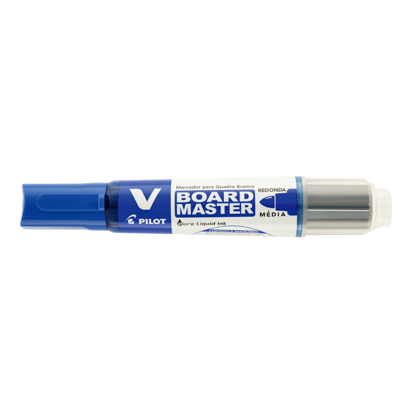 MARCADOR QUADRO BRANCO V-BOARD MASTER RECARREGÁVEL AZUL - PILOT PILOT