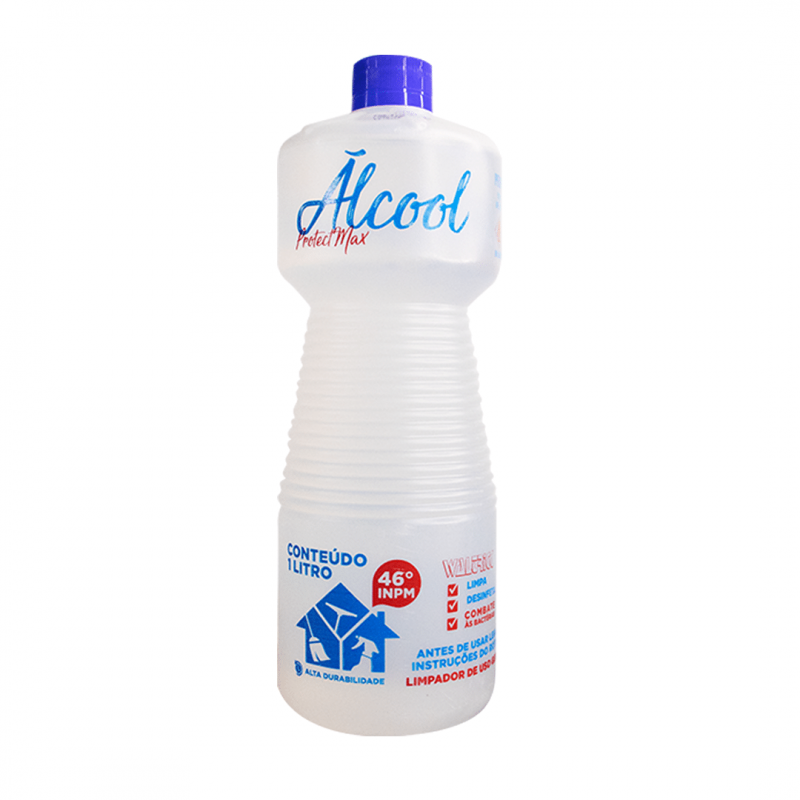 Alcool Líquido 46% 1 Litro Protect Max - Waltrick WALTRICK QUIMICA