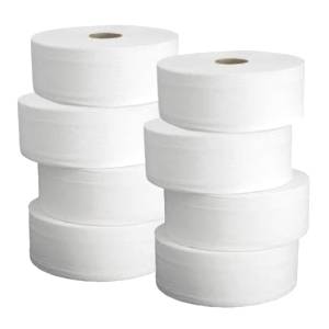 PAPEL HIGIÊNICO ROLÃO FOLHA SIMPLES 10cm x 500m c/ 8 ROLOS CELULOSE - PASSIONE MISTER PAPER