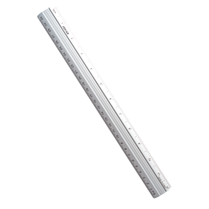 RÉGUA 30cm ALUMÍNIO  - JOCAR OFFICE LEONORA