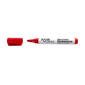 MARCADOR PERMANENTE RECARREGÁVEL TOP VERMELHO - JOCAR OFFICE LEONORA