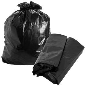 SACO DE LIXO PRETO 50L 63cmx80cmx0,06 c/ 100 Unid. - BDG