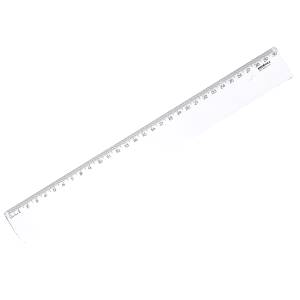 RÉGUA 30cm PLÁSTICA - WALEU