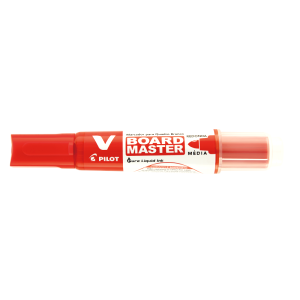MARCADOR QUADRO BRANCO V-BOARD MASTER RECARREGÁVEL VERMELHO - PILOT