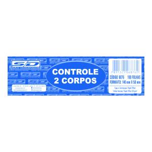 BLOCO CONTROLE 2 CORPOS C/ 100Fls - SÃO DOMINGOS