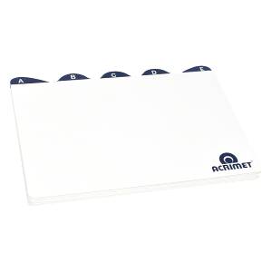 INDICE AZ PARA FICHAS 7x10 - ACRIMET
