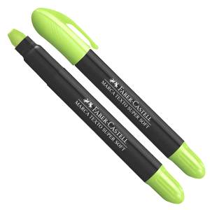 MARCA TEXTO GEL SUPER SOFT VERDE - FABER CASTELL