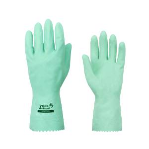 Luva Látex Verniz Silver Verde P Volk do Brasil